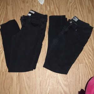 Black skinny jeans
